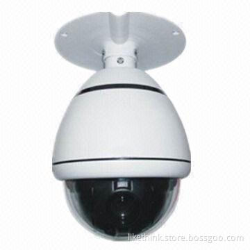 720P HD IP High-speed Dome Camera with H.264, Onvif, 4-inch Indoors Camera Without IR LEDs